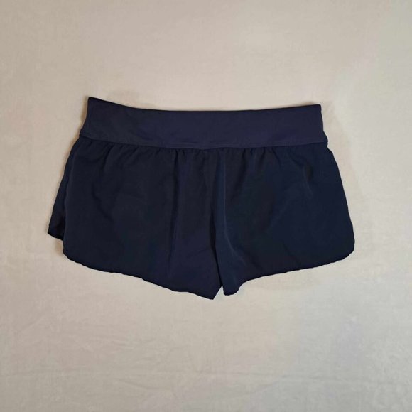 Nike Womens Navy Blue Dri-Fit Pull On Tennis Mini Short Sz L Stretch - Picture 2 of 12